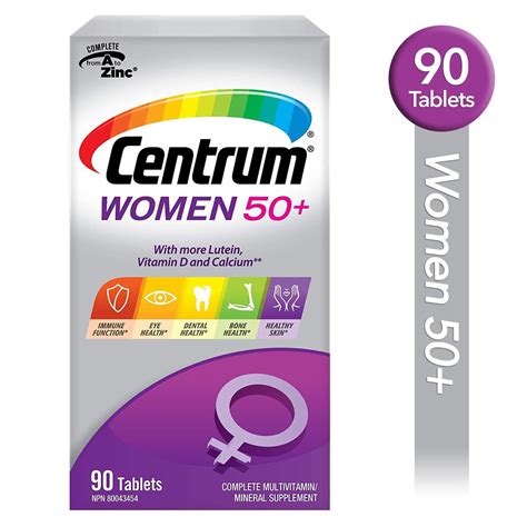 centrum women  multivitamin  multimineral supplement tablets  count walmart canada