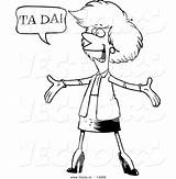 Ta Surprising Shouting Businesswoman Toonaday sketch template