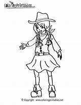 Coloring Cowgirl Pages Girls Printable Girl Cowboy Color Printables Coloringprintables Print Boots Colouring Getdrawings Getcolorings Cow Cute Worksheets Thank Please sketch template