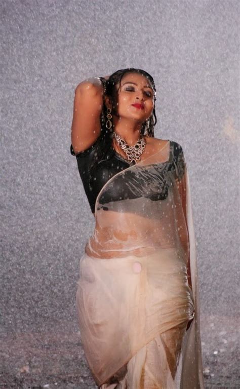 Hot South Indian Aunty In Wet Saree Pics ~ Mallu Aunties Hot
