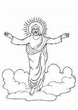Coloring Cloud Pages Jesus Clouds Books Book Momjunction sketch template