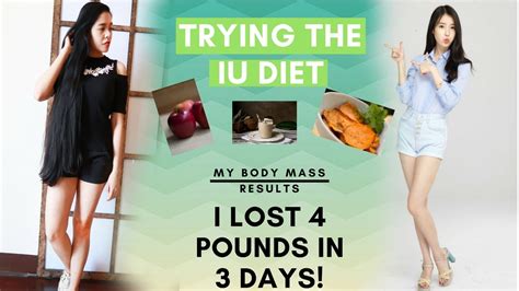 I Tried The Iu Diet Kpop Idol My Body Mass Results After Lose 4