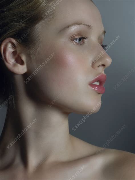 woman s face stock image p701 0458 science photo library