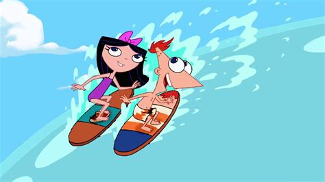 Image Isabella And Phineas On The Giant Ball Of Water 2
