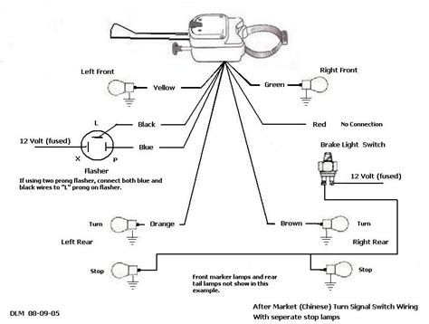 aftermarket turn signal switch wiring diagram collection wiring diagram sample
