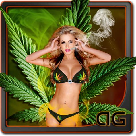 sexy weed girl magic touch