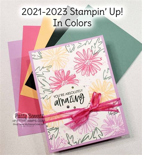 meet   stampin   colors patty stamps