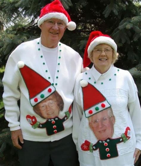 couples ugly christmas sweaters bored panda