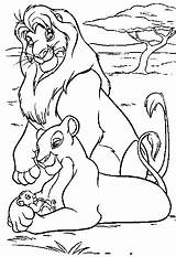 Simba Lion Naissance Kleurplaat Kleurplaten 2882 Colorier Kleuren sketch template