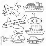 Airplane St4 Preschoolers sketch template
