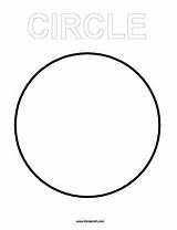 Circle Worksheets Shapes Kinderart sketch template