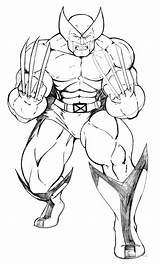 Wolverine Pintar sketch template
