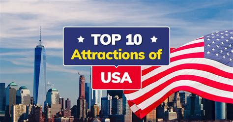 top rated attractions  tourist destinations   usa surffares