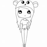 Cute Chibi Drawing Panda Template Girl Instagram Girls Drawings Kawaii Bff Coloring Desene Pages Fete Cu Easy Halloween Desenho Cartoon sketch template