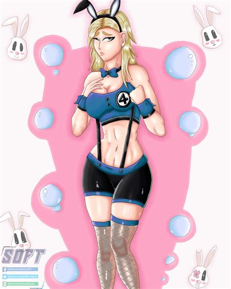 Fanart Bunny Invisible Woman Fantastic Four By