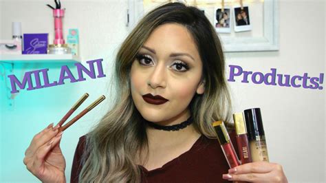 milani cosmetics product review britnymurillobeauty youtube