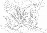 Pegasus Coloring4free Malvorlagen Flying Beyblade Darkly Shaded Horses Azcoloring sketch template