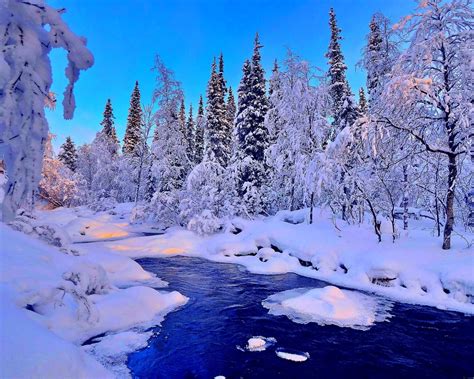 water winter river snow landscape wallpapers hd desktop