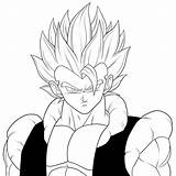 Pages Coloring Vegito Getcolorings Gogeta sketch template