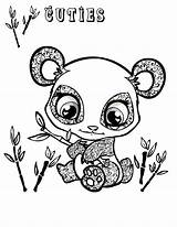 Coloring Pages Panda Printable Kids Animal sketch template