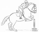 Cavalier Horse Caballo Reiter Ausmalbilder Pferd Cheval Ruiter Paard Colorare Springend Pferde Cavalli Rider Jinete Salto Caballos Galoppo Cavallo Fantino sketch template