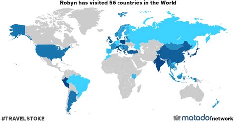 robyns travel map matador network