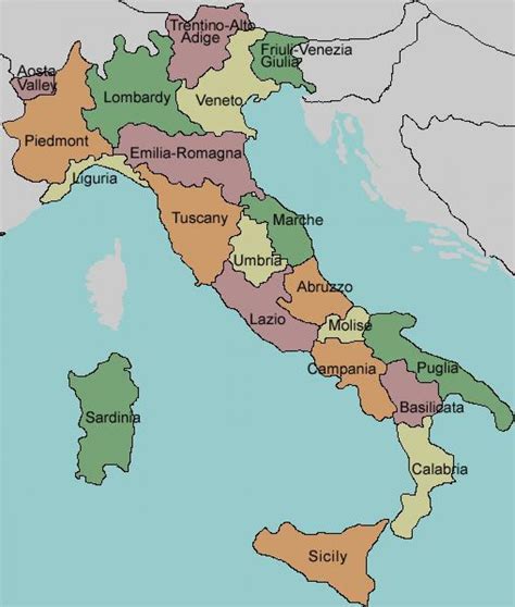 label kaart van italie close  kaart van italie zuid europa europa
