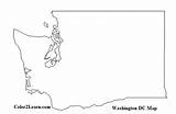 Coloring State Washington 89kb 365px sketch template