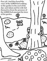 Eve Adam Coloring Pages Printable Getcolorings Bible Color sketch template