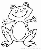 Frogs Speckled sketch template