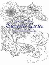 Coloring Garden Pages Butterfly Book Adult Beautiful Printable Krueger Freddy Butterflies Nature Insects Emma Williams Color Colouring Adults Cover Lovers sketch template