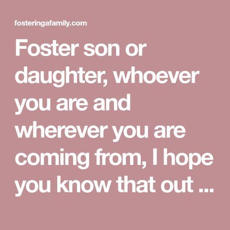 letter   future foster children foster mom  fosters  hope