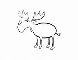 Moose Drawing Coloring Kids Pages Face Popular Getdrawings Paintingvalley Coloringhome sketch template