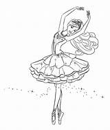Bailarina Colorear Princesa Salvo sketch template