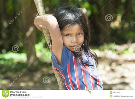 indigenous girl amazonia editorial image image of