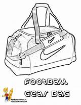 Coloring Pages Adidas Bag Football Colouring Shoes Sports Sketch Nike Stadium Gear Accessories Coloringhome Picolour sketch template