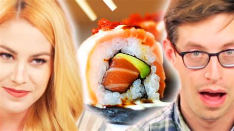 people learn disturbing sushi facts  eating sushi youtube