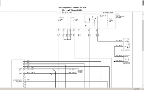 freightliner  ac wiring diagram