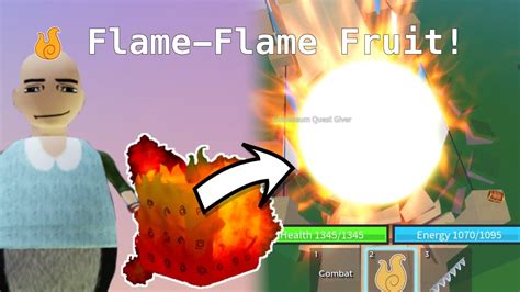 showcasing flame fruit blox fruits youtube