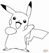 Pikachu Coloring Pokemon Pages Print Template Colorir Go Para Templates sketch template