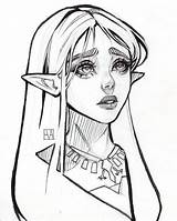 Elf Princess Lineart Elves Rysunki Rostros Mari Instagram Siterubix Picturefeast Tahmino Artofdrawing sketch template