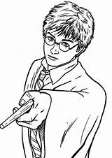 Coloring Harry Potter Pages Printable Print sketch template