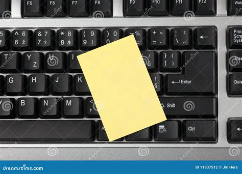 blank notepaper  keyboard stock photo image  computer memory
