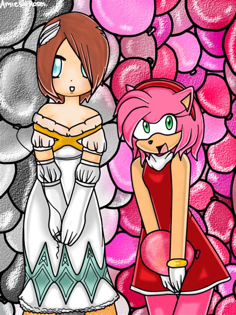 kiriban prize elise and amy rose balloon party by icefatal on deviantart
