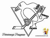 Coloring Hockey Book Pages Library Clipart Pittsburgh Penguins Printable sketch template