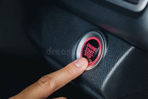 engine start button  car stock image image  button