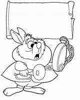 Lapin Coniglio Merveilles Rabbit Wunderland Conejo Colorkid Hase Maravillas País Weißer sketch template