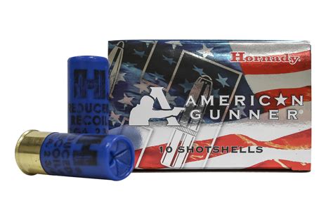Hornady 12 Ga 2 3 4 00 Buckshot Reduced Recoil American Gunner 10 Box