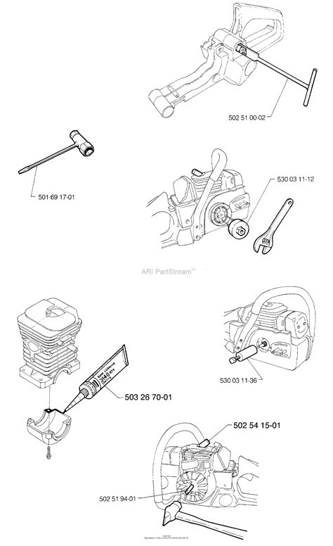 husqvarna    parts diagram  service tools