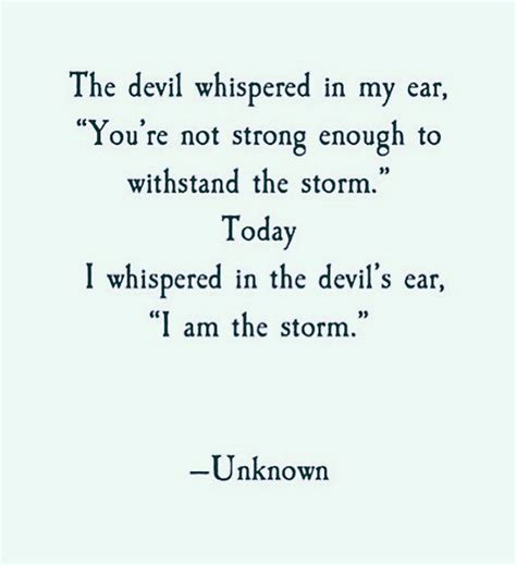 The Devil Whispered In My Ear Life Quotes Pictures